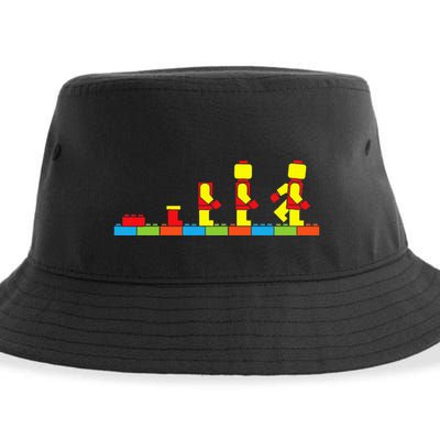 Bricks Evolution Master Builder Building Blocks Sustainable Bucket Hat