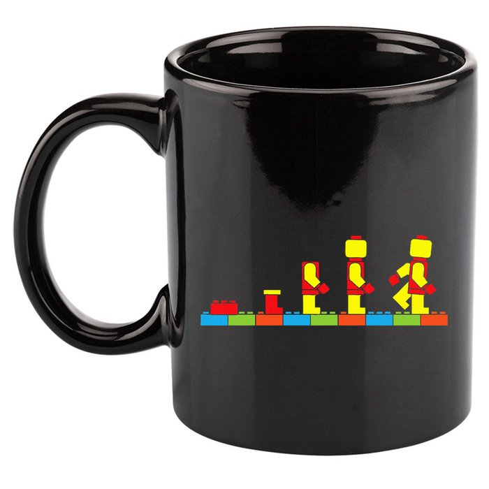 Bricks Evolution Master Builder Building Blocks 11oz C Handle Ceramic Mug