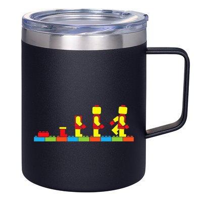 Bricks Evolution Master Builder Building Blocks 12oz Stainless Steel Coffee Mug