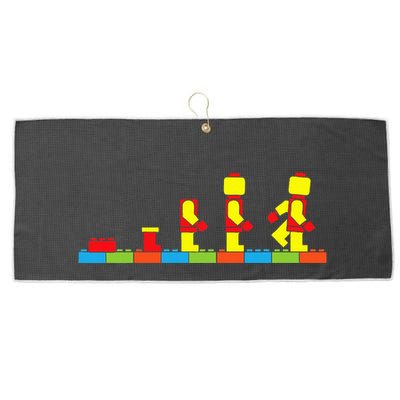 Bricks Evolution Master Builder Building Blocks Large Microfiber Waffle Golf Towel
