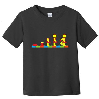 Bricks Evolution Master Builder Building Blocks Toddler T-Shirt