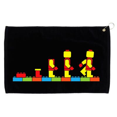 Bricks Evolution Master Builder Building Blocks Grommeted Golf Towel