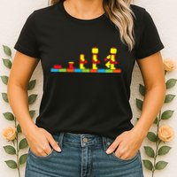 Bricks Evolution Master Builder Building Blocks Womens T-Shirt