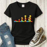 Bricks Evolution Master Builder Building Blocks Womens T-Shirt