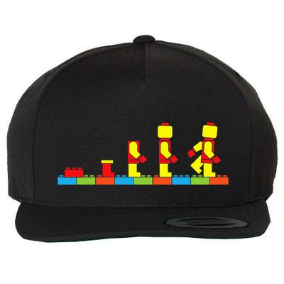 Bricks Evolution Master Builder Building Blocks Wool Snapback Cap