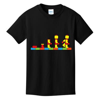 Bricks Evolution Master Builder Building Blocks Kids T-Shirt