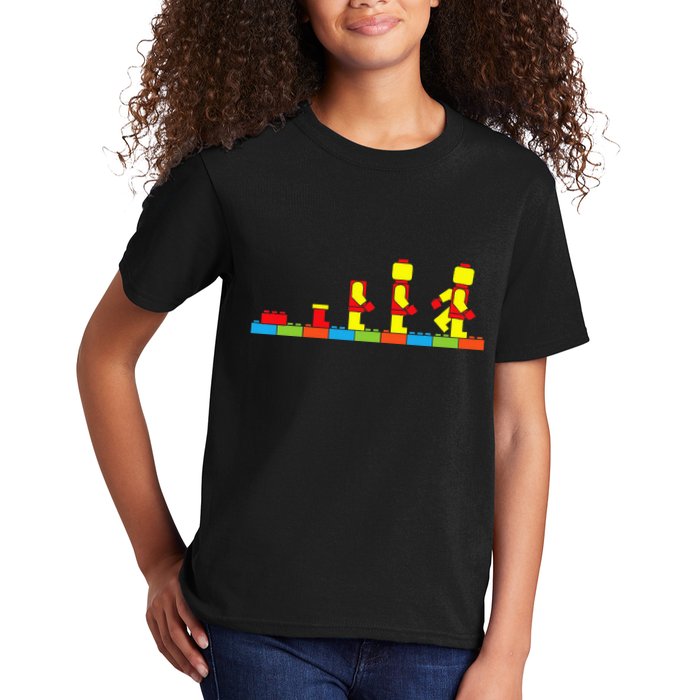 Bricks Evolution Master Builder Building Blocks Kids T-Shirt