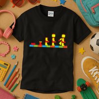 Bricks Evolution Master Builder Building Blocks Kids T-Shirt