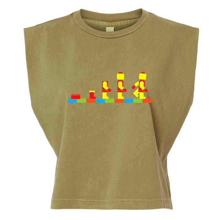 Bricks Evolution Master Builder Building Blocks Garment-Dyed Women's Muscle Tee