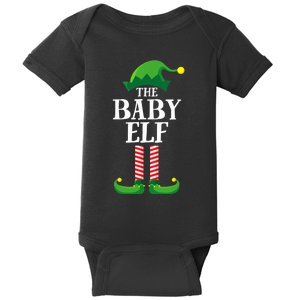 Baby Elf Matching Family Group Christmas Party Baby Bodysuit