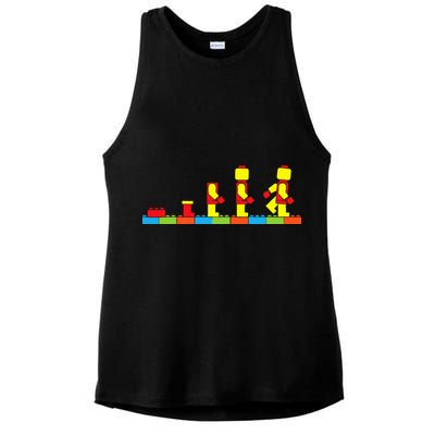 Bricks Evolution Master Builder Building Blocks Ladies PosiCharge Tri-Blend Wicking Tank