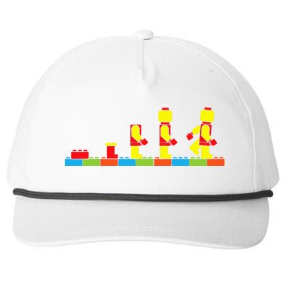 Bricks Evolution Master Builder Building Blocks Snapback Five-Panel Rope Hat