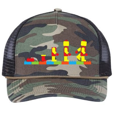 Bricks Evolution Master Builder Building Blocks Retro Rope Trucker Hat Cap