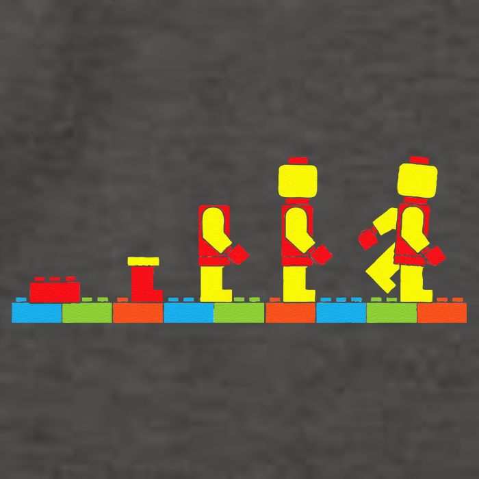 Bricks Evolution Master Builder Building Blocks Vector Backpack