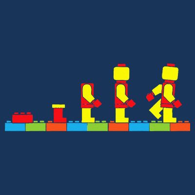 Bricks Evolution Master Builder Building Blocks T-Shirt