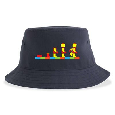 Bricks Evolution Master Builder Building Blocks Sustainable Bucket Hat