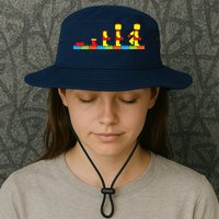 Bricks Evolution Master Builder Building Blocks Bucket Hat