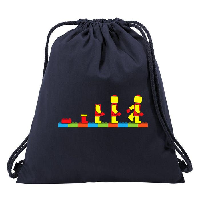 Bricks Evolution Master Builder Building Blocks Drawstring Bag