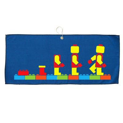Bricks Evolution Master Builder Building Blocks Large Microfiber Waffle Golf Towel