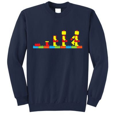 Bricks Evolution Master Builder Building Blocks Tall Sweatshirt