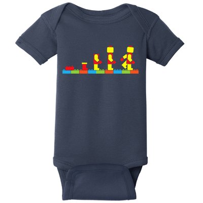 Bricks Evolution Master Builder Building Blocks Baby Bodysuit