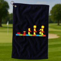 Bricks Evolution Master Builder Building Blocks Golf Towel