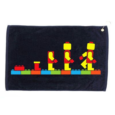 Bricks Evolution Master Builder Building Blocks Grommeted Golf Towel