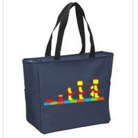 Bricks Evolution Master Builder Building Blocks Zip Tote Bag