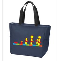 Bricks Evolution Master Builder Building Blocks Zip Tote Bag