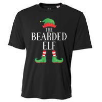 Bearded Elf Matching Group Xmas Funny Family Christmas Cooling Performance Crew T-Shirt