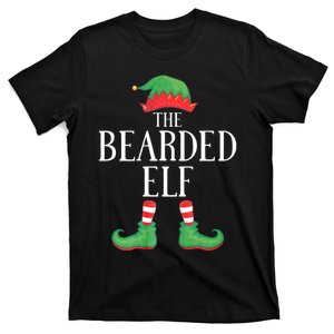 Bearded Elf Matching Group Xmas Funny Family Christmas T-Shirt