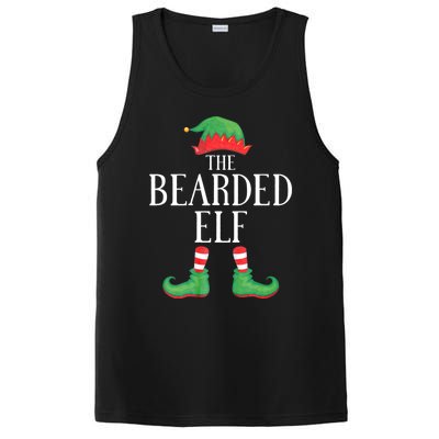 Bearded Elf Matching Group Xmas Funny Family Christmas PosiCharge Competitor Tank