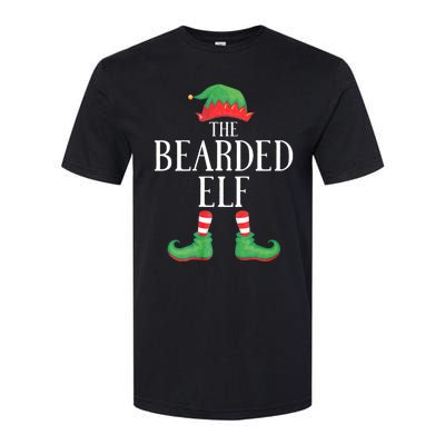 Bearded Elf Matching Group Xmas Funny Family Christmas Softstyle CVC T-Shirt