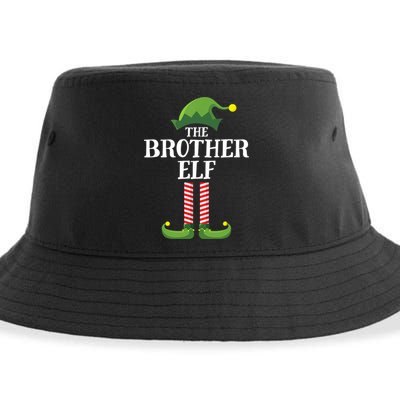 Brother Elf Matching Family Group Christmas Party Sustainable Bucket Hat