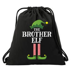 Brother Elf Matching Family Group Christmas Party Drawstring Bag