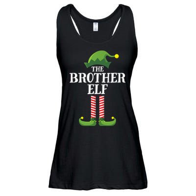 Brother Elf Matching Family Group Christmas Party Ladies Essential Flowy Tank