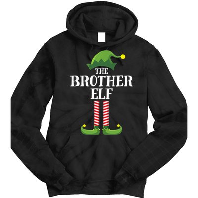 Brother Elf Matching Family Group Christmas Party Tie Dye Hoodie