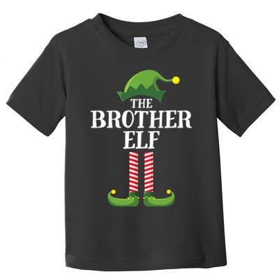 Brother Elf Matching Family Group Christmas Party Toddler T-Shirt