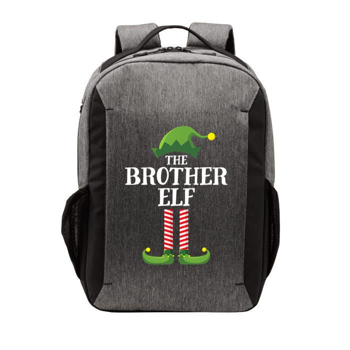 Brother Elf Matching Family Group Christmas Party Vector Backpack