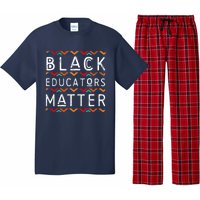 Black Educators Matter Black History Pride African-American Pajama Set