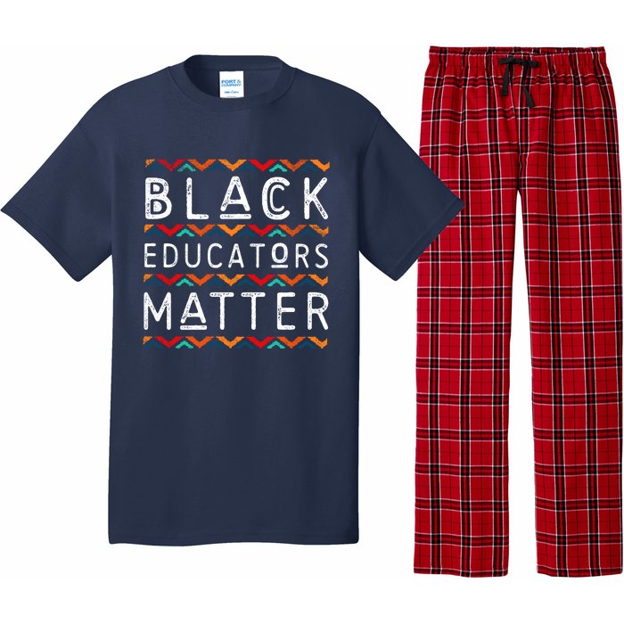 Black Educators Matter Black History Pride African-American Pajama Set