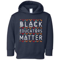 Black Educators Matter Black History Pride African-American Toddler Hoodie