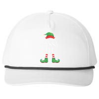 Bossy Elf Matching Group Xmas Funny Family Christmas Snapback Five-Panel Rope Hat