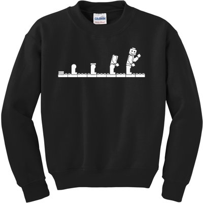 Bricks Evolution Master Builder Building Blocks Kids Sweatshirt