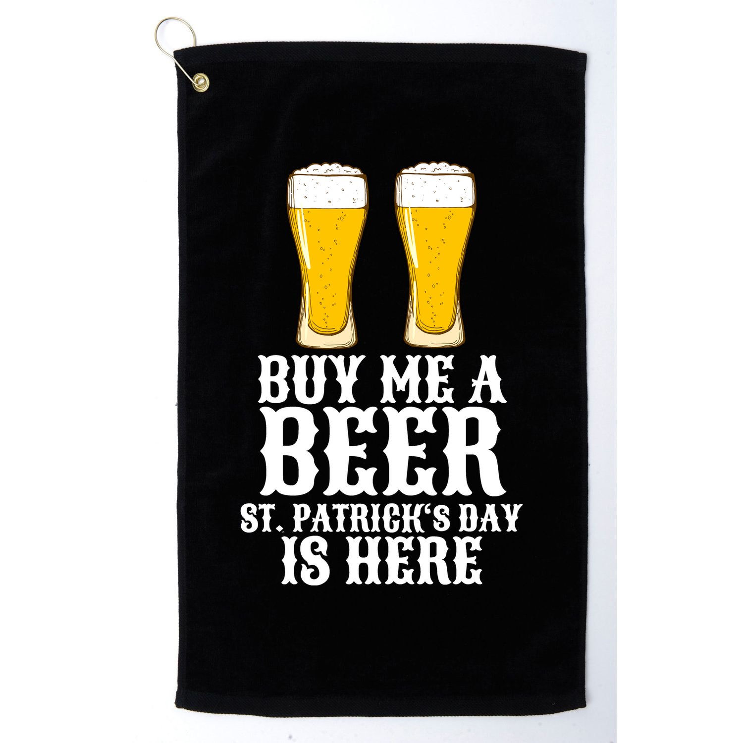 Buy Me A Beer St Patrick Day Golf Towel