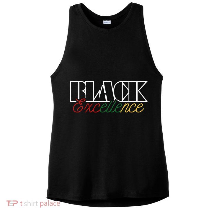 Black Excellence Magical Juneteenth Black American History Ladies PosiCharge Tri-Blend Wicking Tank