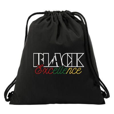 Black Excellence Magical Juneteenth Black American History Drawstring Bag