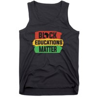 Black Educators Matter Teacher Black History Month Tank Top