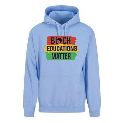 Black Educators Matter Teacher Black History Month Unisex Surf Hoodie