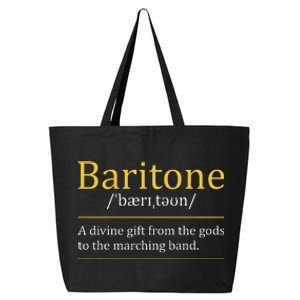 Baritone Euphonium Marching Bandmaster Music Enthusiast 25L Jumbo Tote